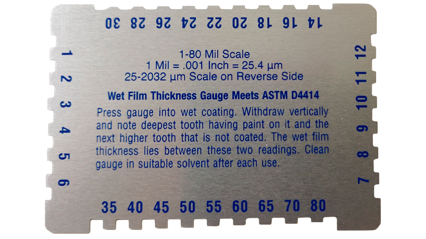 Wet Film Thickness Gauge