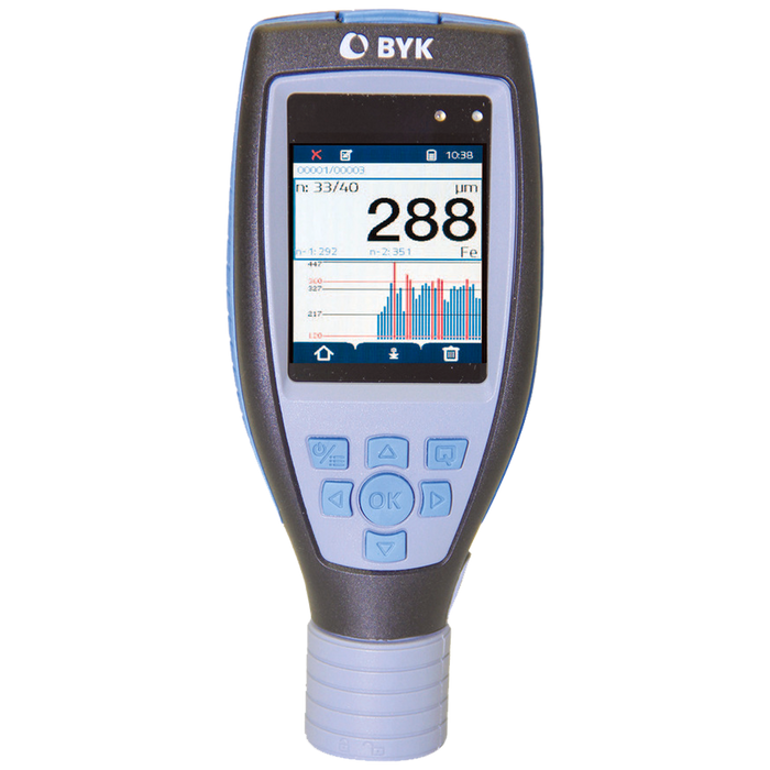 Medidor de espesor de película seca con sensor fijo y por cable Byko-test 9500 Basic