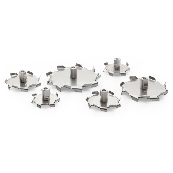 Discos de dispersión heavy duty con cubo + rosca hembra M8