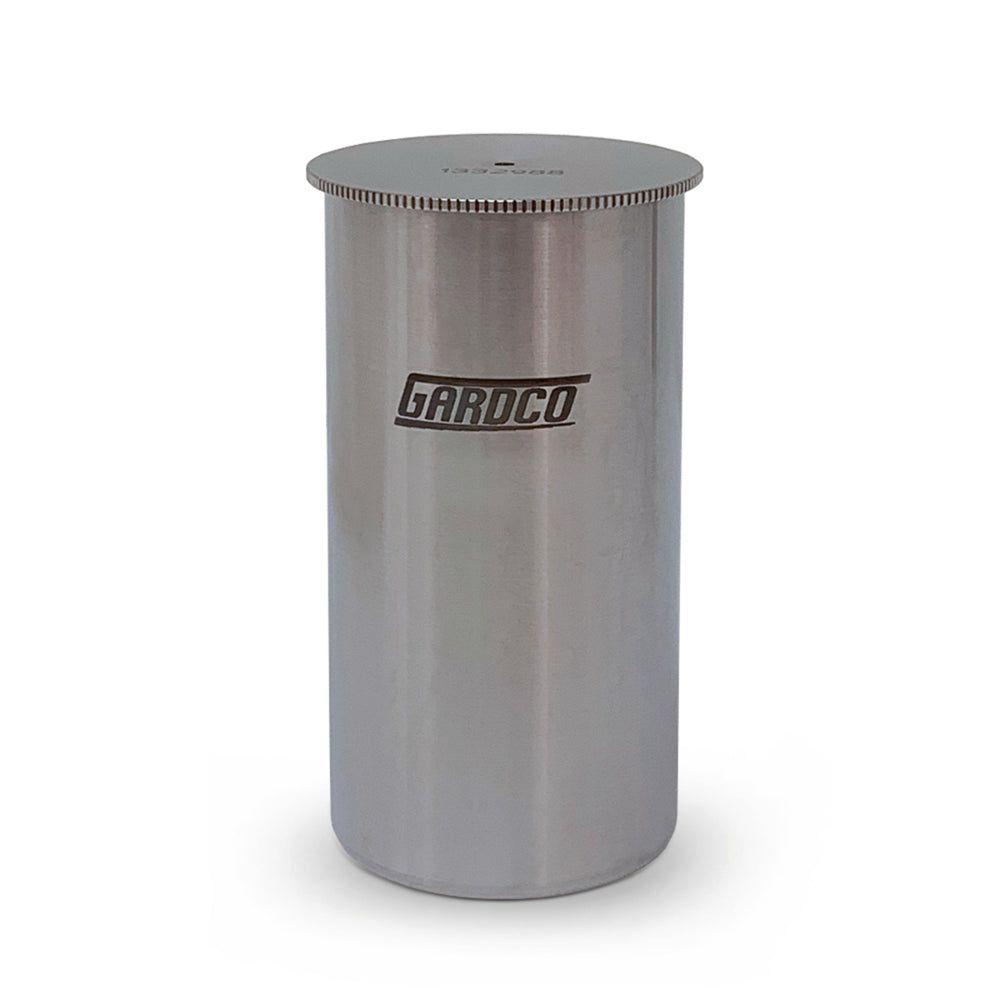 Copa de acero inoxidable para peso por galón, 83.2 cc