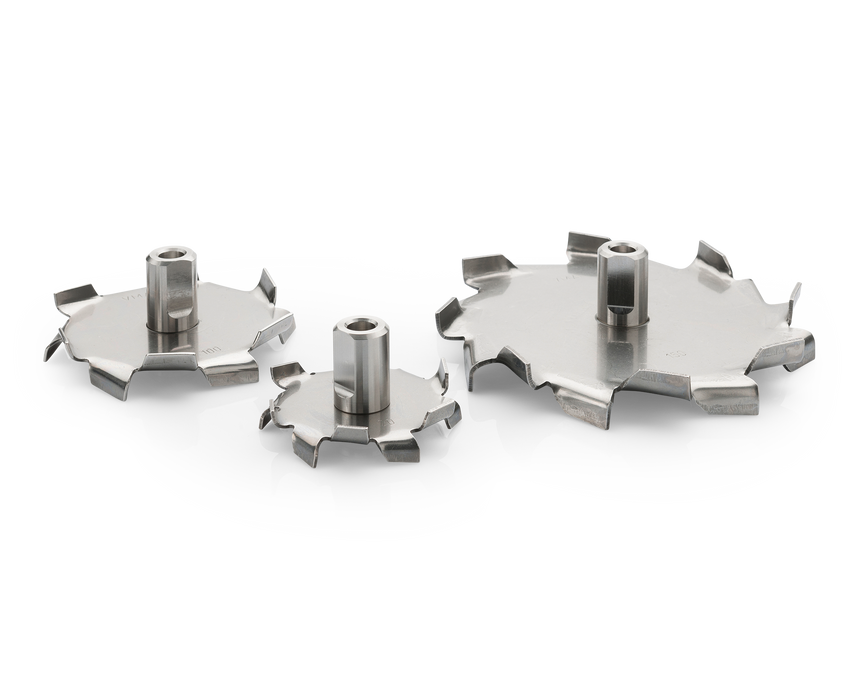 Heavy duty dispersion discs with hub + M8 female thread 70 mm Ø ...