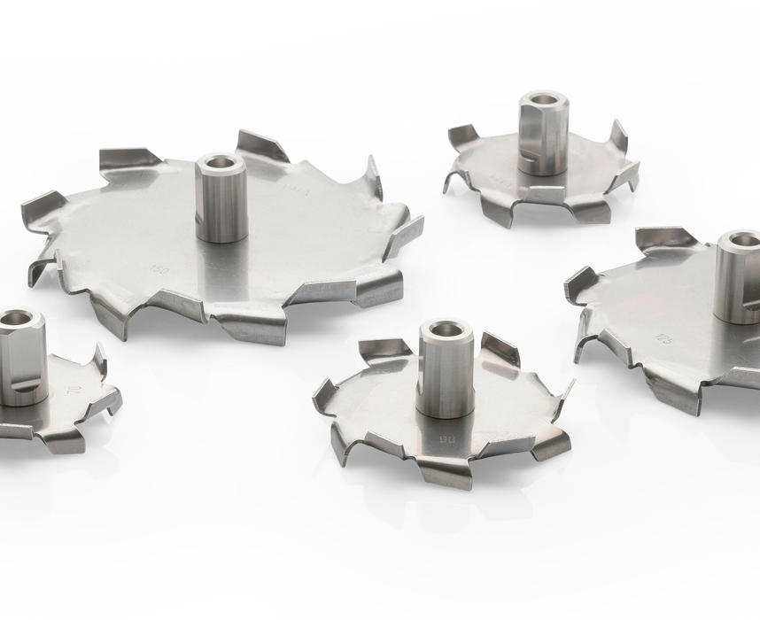 Heavy duty dispersion discs with hub + M8 female thread 70 mm Ø ...