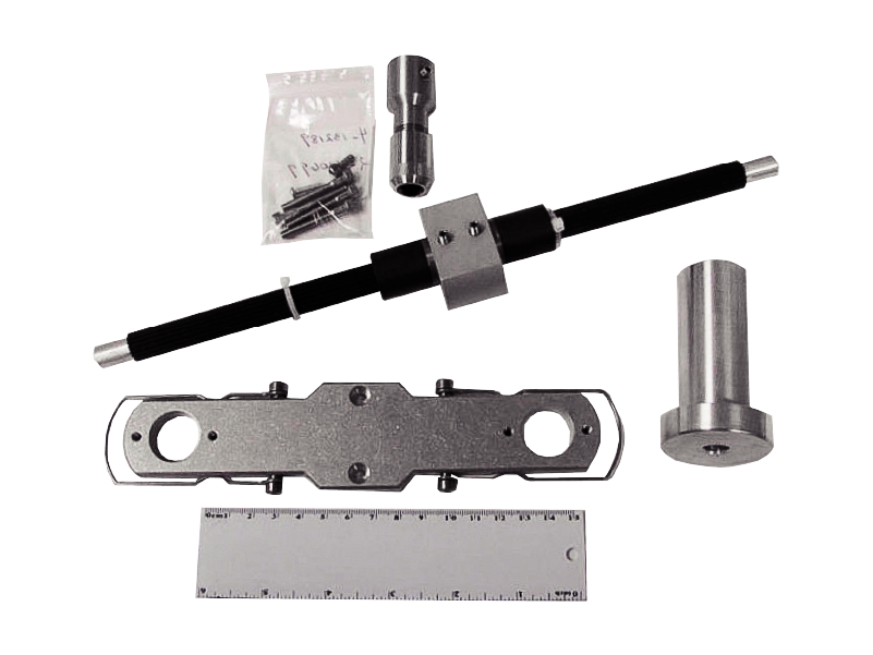 Kit de fijación de cabezales múltiples, para eje estriado de aluminio