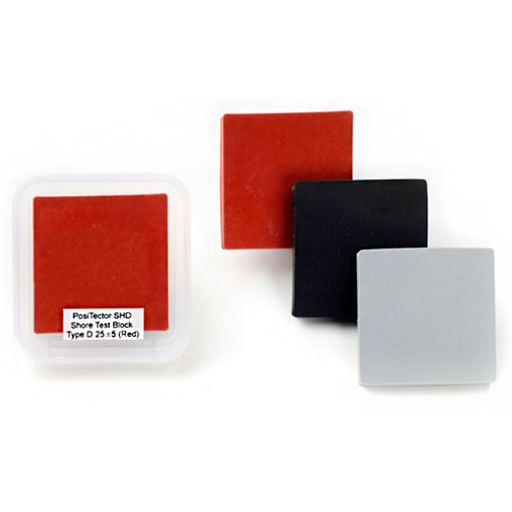 Bloque de prueba para dureza Shore D 75